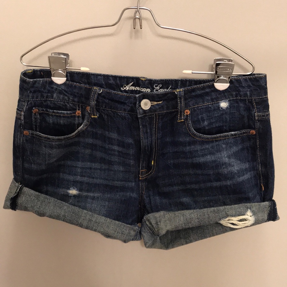 American Eagle Distressed Jean Shorts